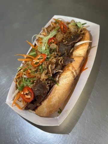 Marinated beef Banh Mi