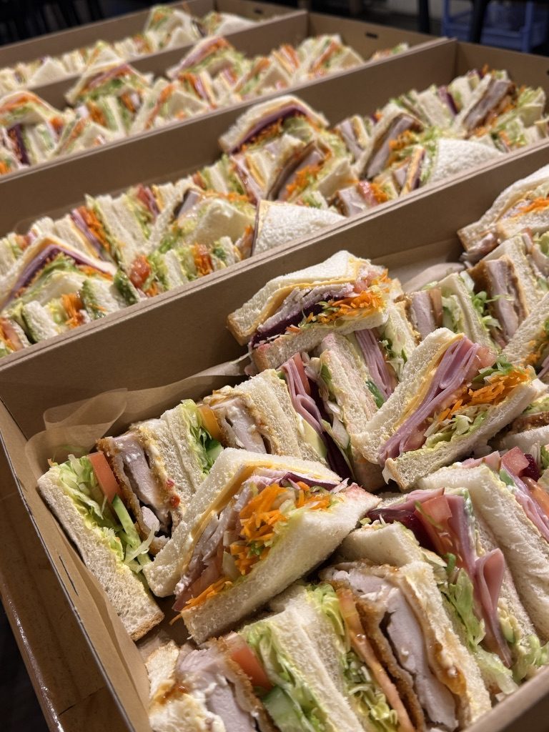 Catering finger sandwiches