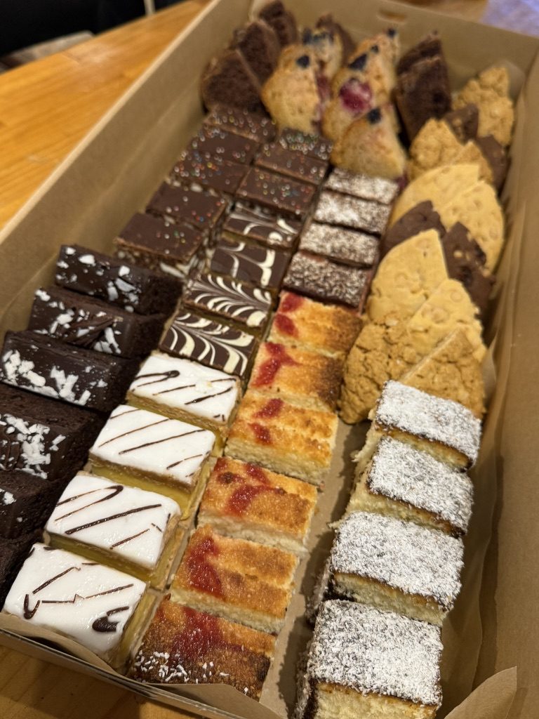 Assorted dessert platter
